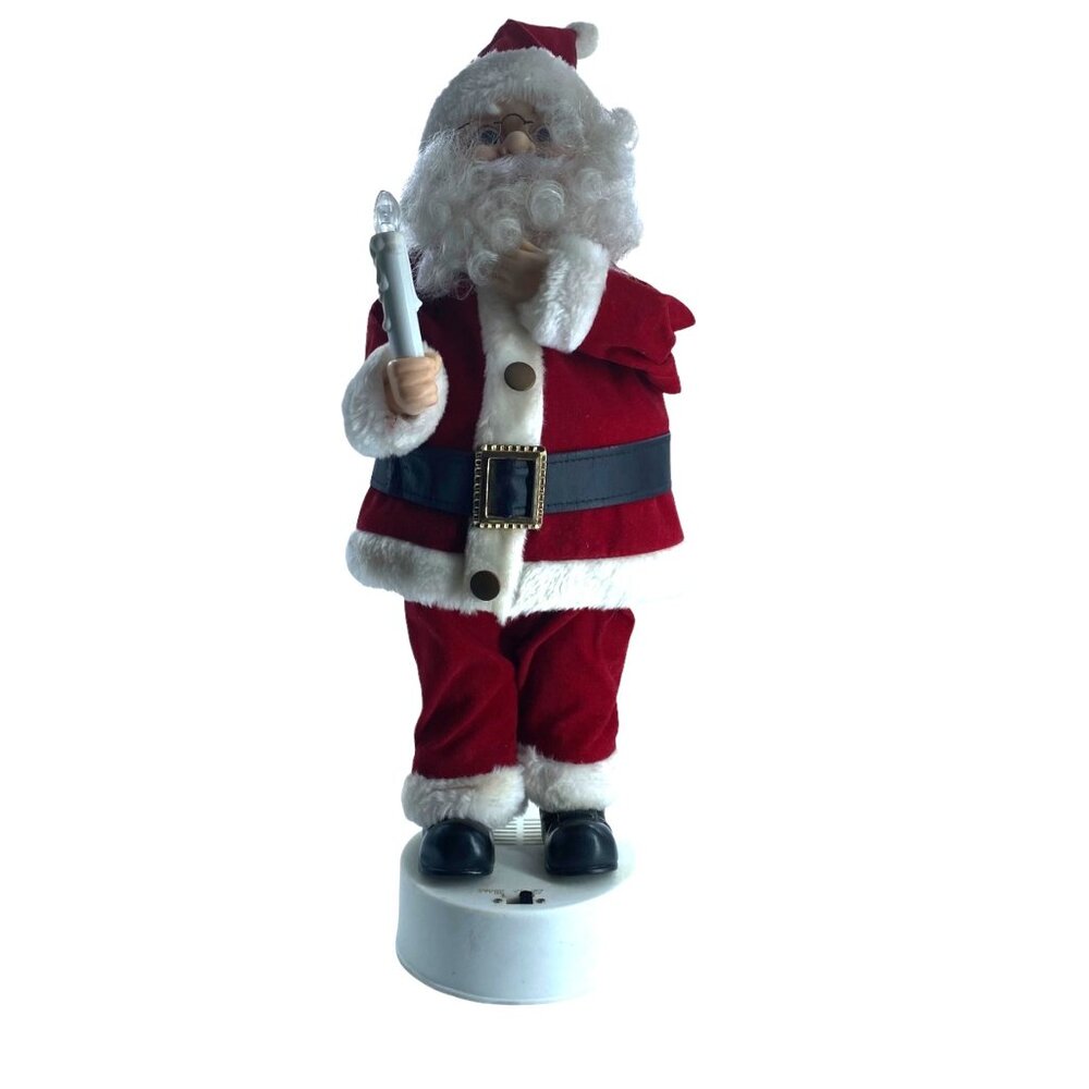 Vtg Telco Motion-ettes Christmas Santa Figure Animated Battery Operated